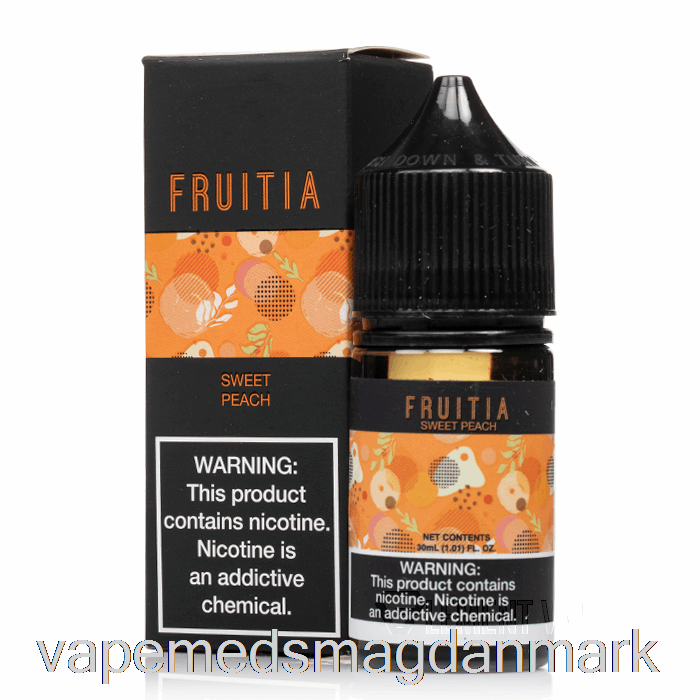 Engangs Vape Danmark Sød Fersken - Fruitia Salt - 30ml 35mg